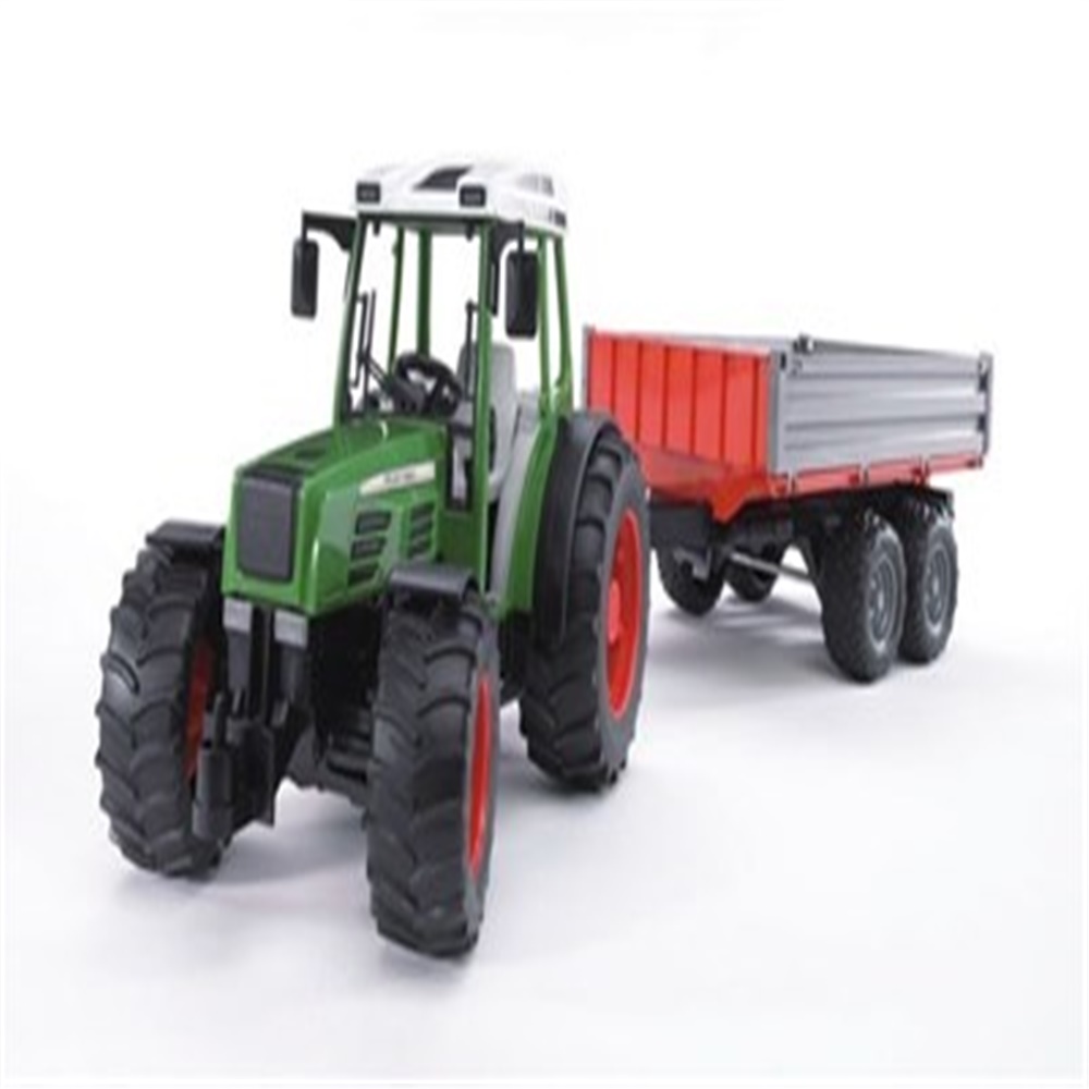 BRUDER FENDT 209 S TRAKTÖR & KIRMIZI RÖMORK