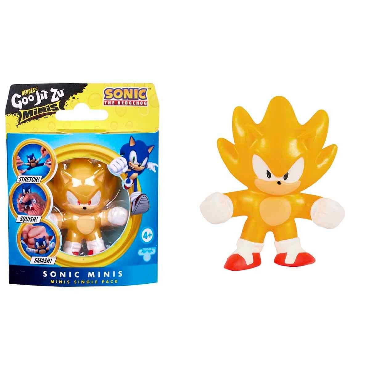 Goojitzu Sonic Mini Figür Tekli Paket S3 GJN07000 - Süper Sonic Goojitzu GJN07000 SS