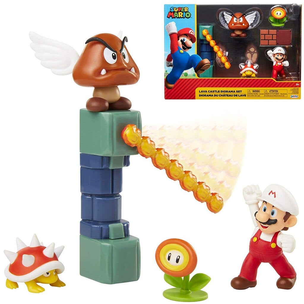 NINTENDO LAV KALESI DIORAMA SETI 6.5 CM 10160 Diğer NESL 10160