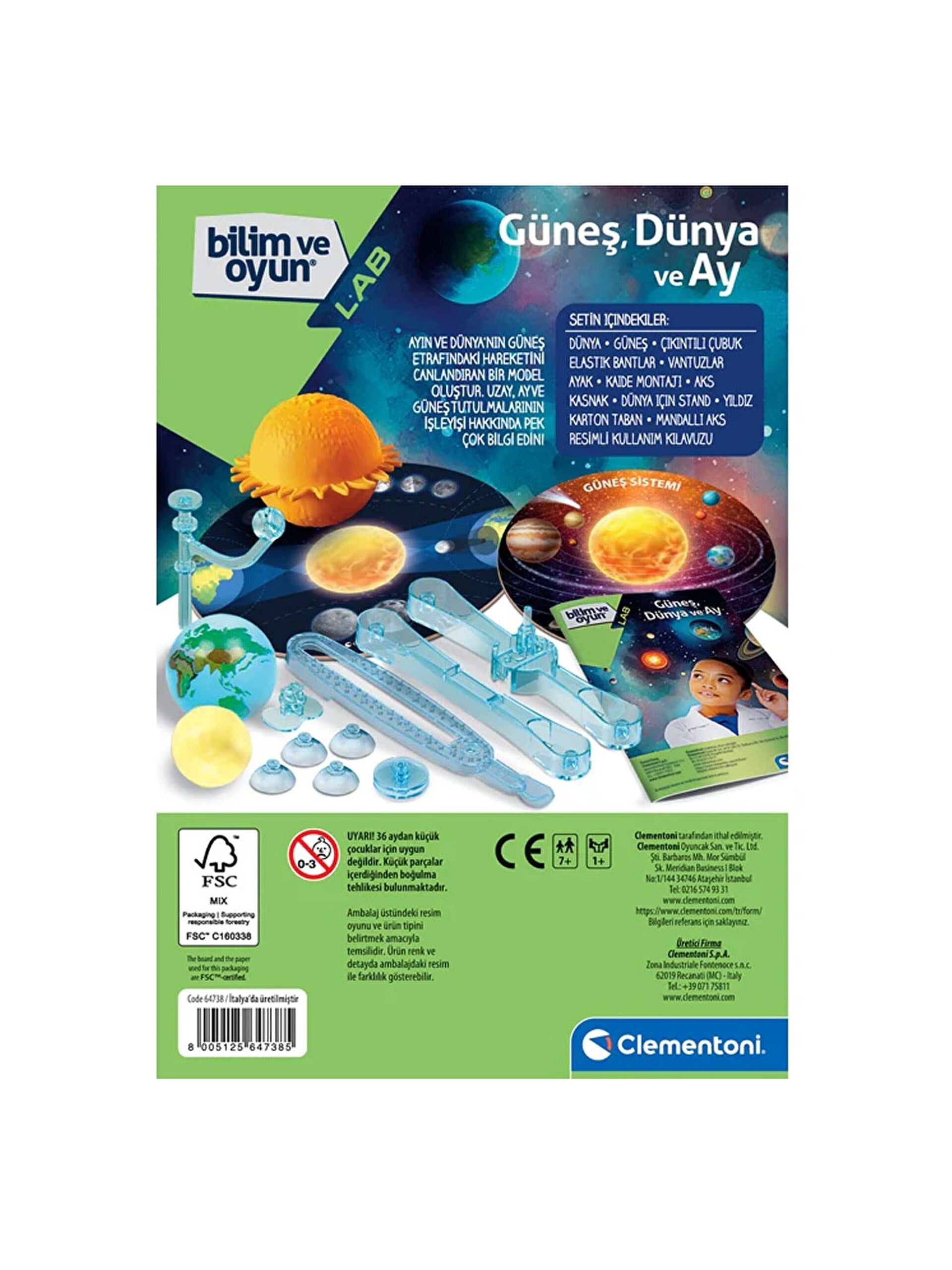 CLEMENTONI BILIM VE OYUN DUNYA GUNES AY 64738 Diğer CLE 64738