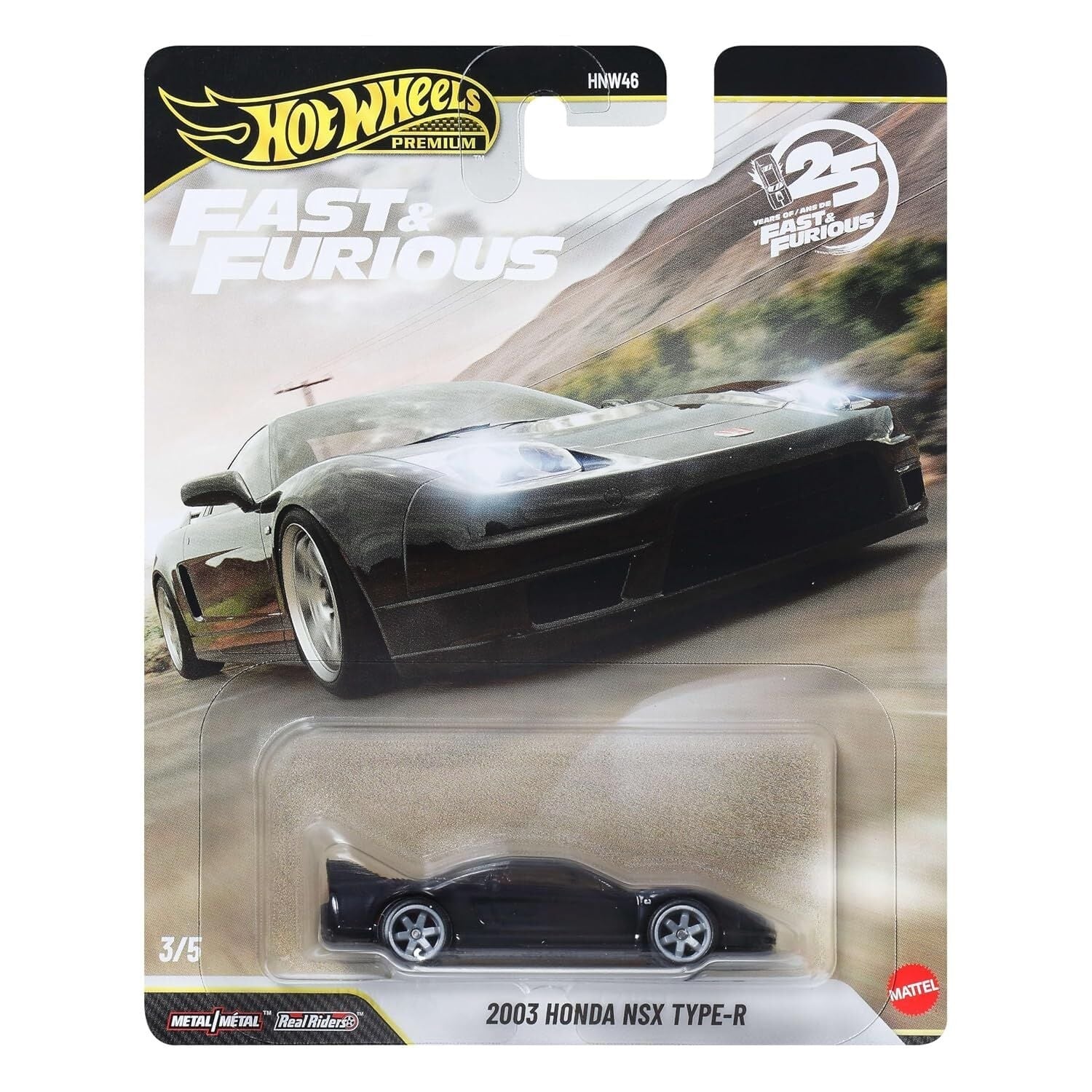 Hot Wheels Fast & Furious 2003 Honda NSX Type-R HNW46-JHW75 Hot Wheels JHW75