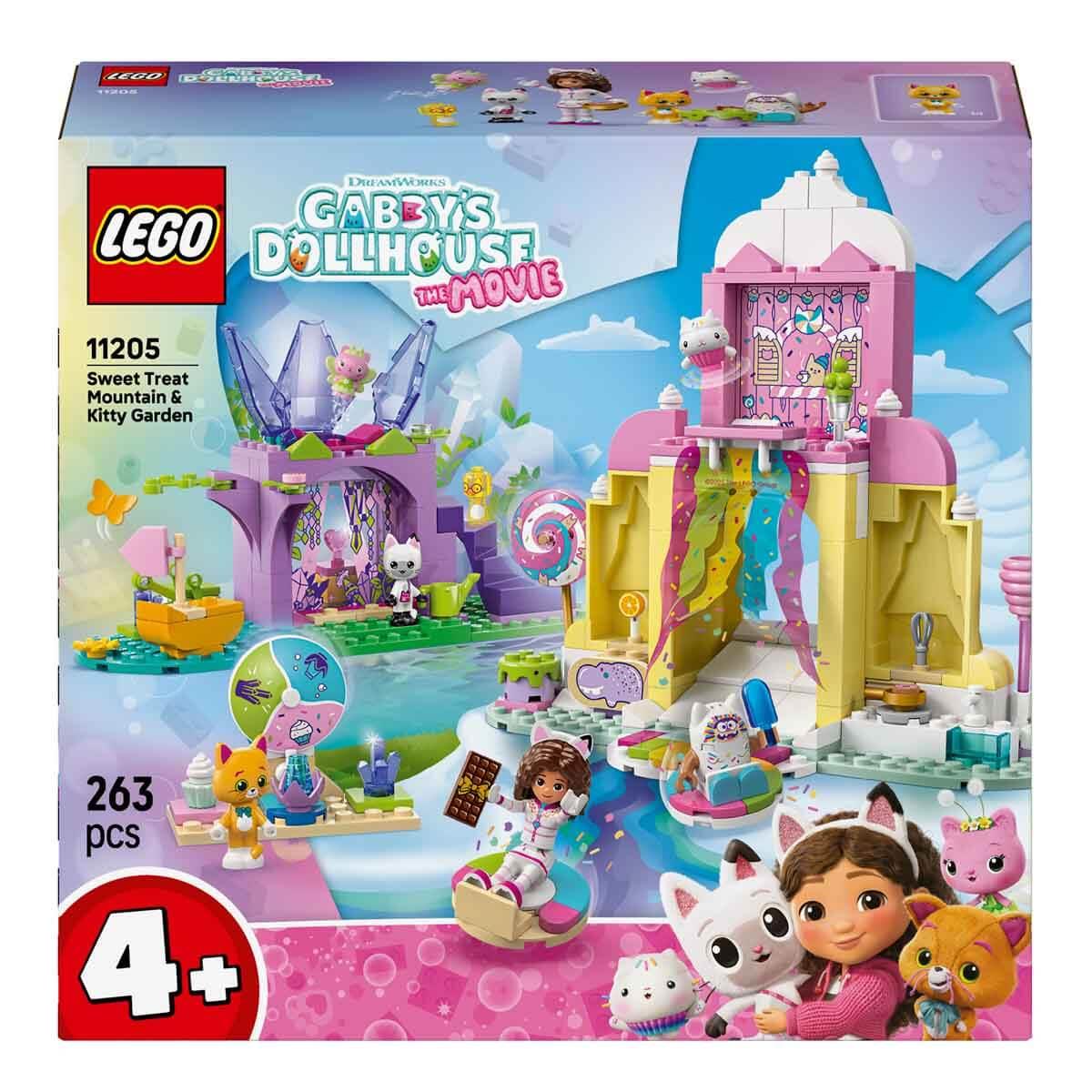 LEGO GABBY’S DOLLHOUSE TATLI SEKERLEME DAGI VE KEDI BAHCESI 11205 Diğer LEJ11205