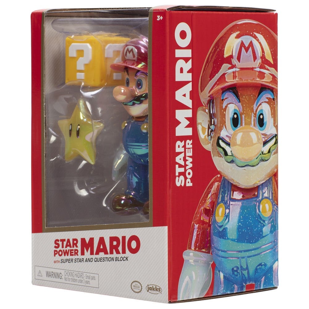 NINTENDO SUPER MARIO FIGURU MARIO VE STAR KOLEKSIYONCU KUTUSUNDA 10 CM 13259 Diğer NESL 13259