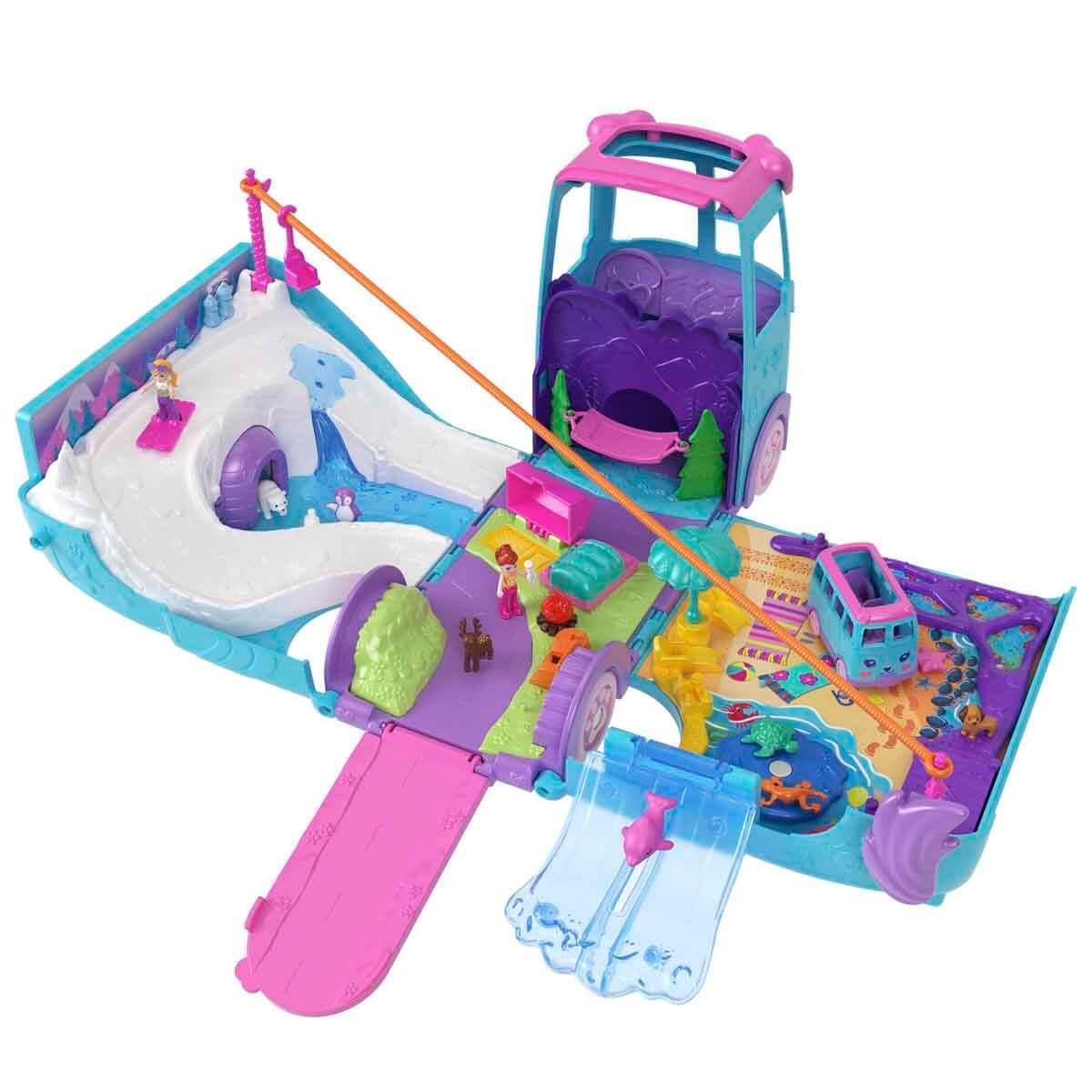POLLY POCKET DONUSEBILEN EVCIL HAYVAN KARAVANI OYUN SETI JCC22 Diğer JCC22