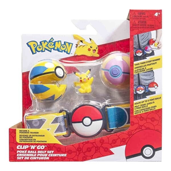 Pokémon Clip 'n' Go Poké Ball Kemer Seti Pikachu 95283 C-PKW4165 Pokemon PKW4165
