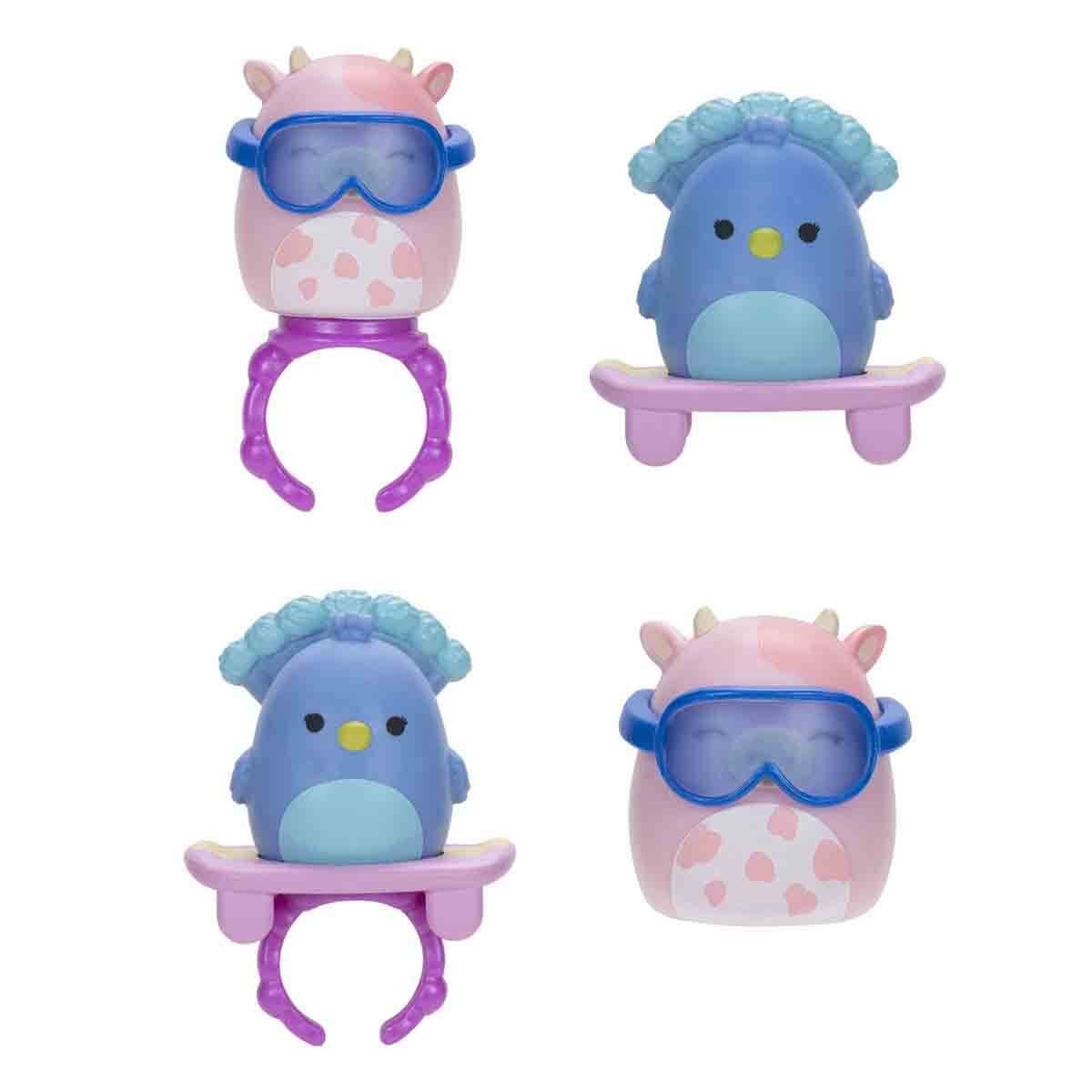 SQUISHMALLOWS SQUISH-A-LONGS 14 FIGUR + YUZUK SETI S1 AL0028 Diğer AL0028
