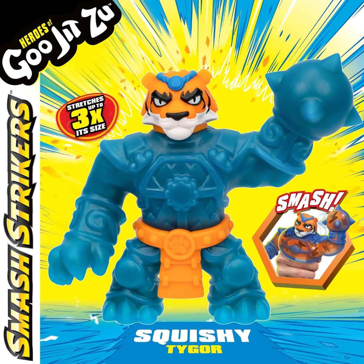 GOOJITZU SMASH STRIKERS TEKLI FIGUR PAKETI GJT57000 - SQUISHY TYGOR Diğer GJT57000 ST