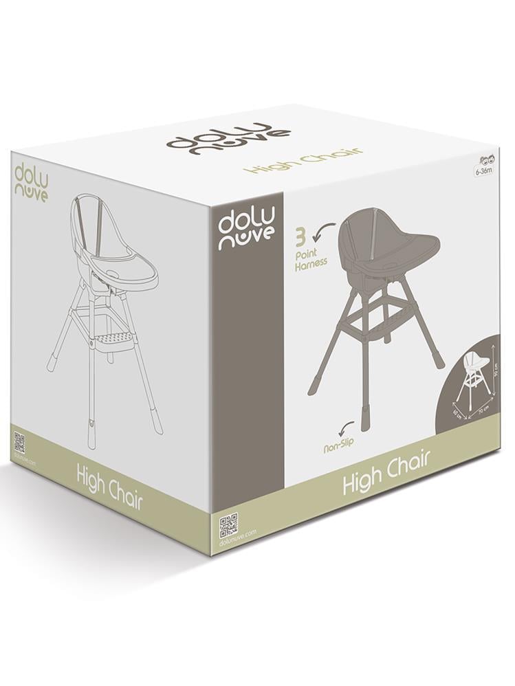 DOLU V-NUVE PRATIK MAMA SANDALYESI GRI 7565 Diğer DL7565