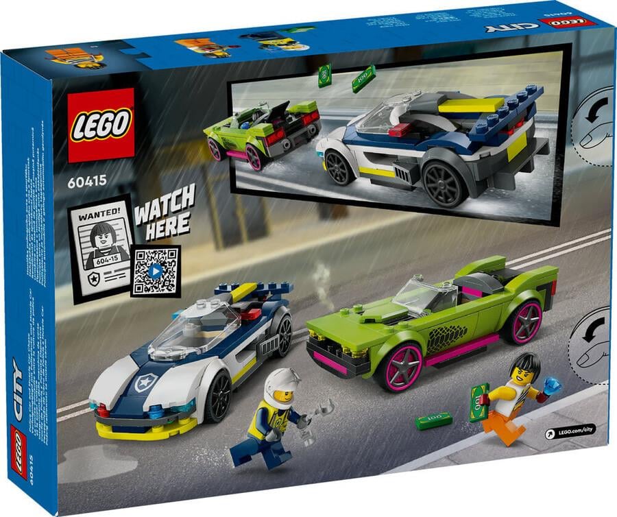 LEGO CITY POLIS ARABASI VE SPOR ARABA TAKIBI 60415 Diğer LSC60415