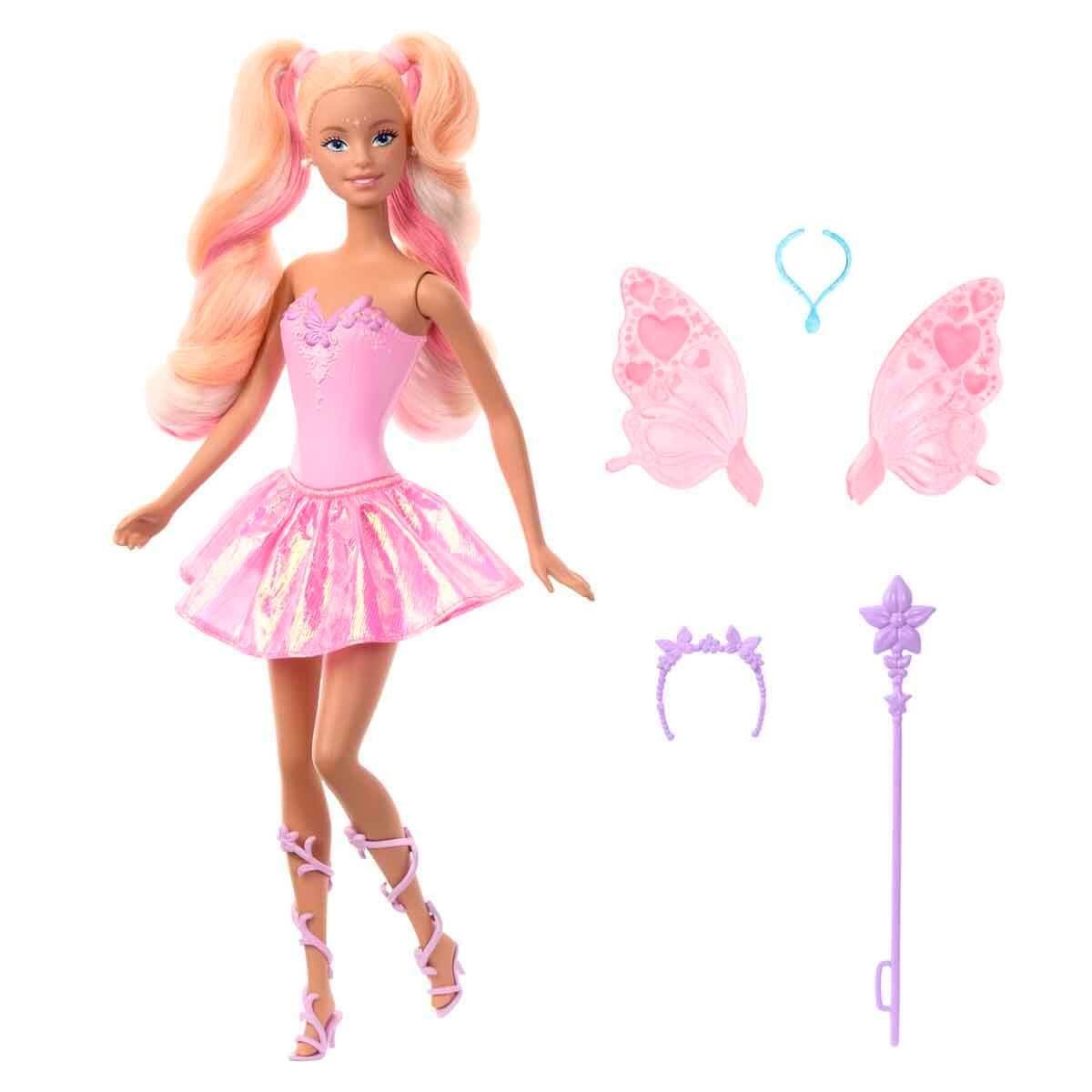 BARBIE RENK DEGISTIREN PERI KIZI BEBEGI JCP76 Diğer JCP76