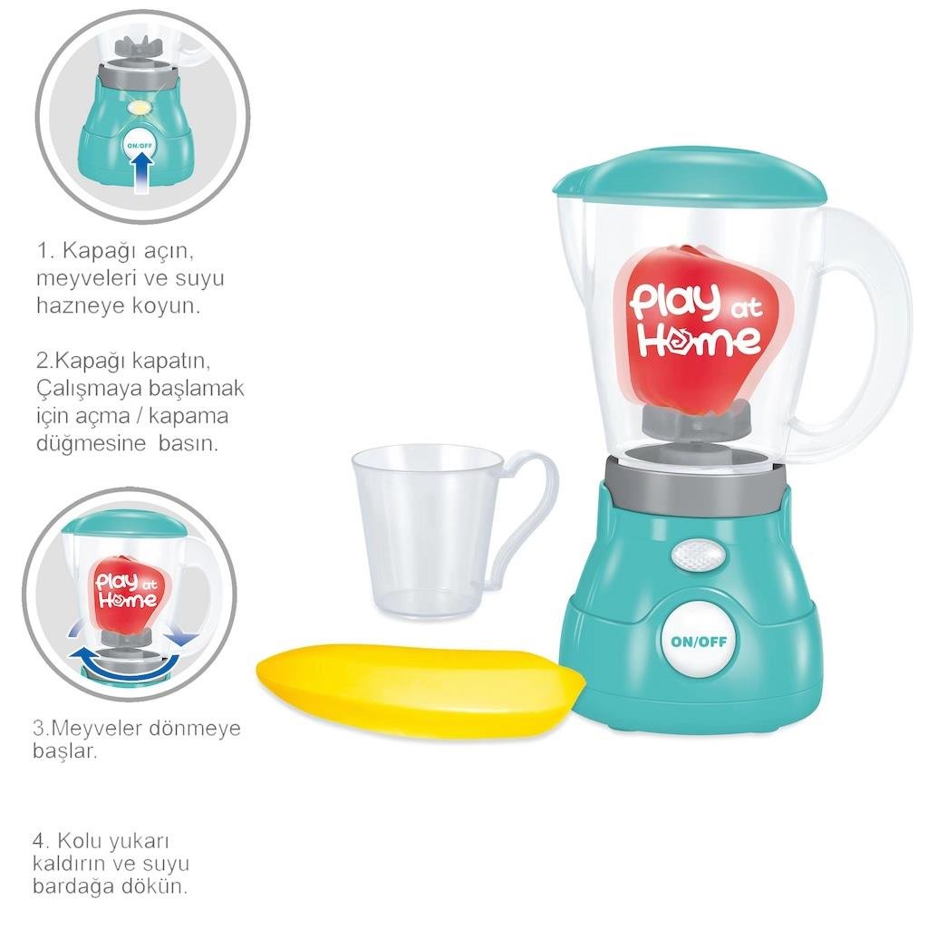 VARDEM ISIKLI AKSESUARLI GERCEKCI HAREKETLI BLENDER TURKUAZ Diğer QF26137G