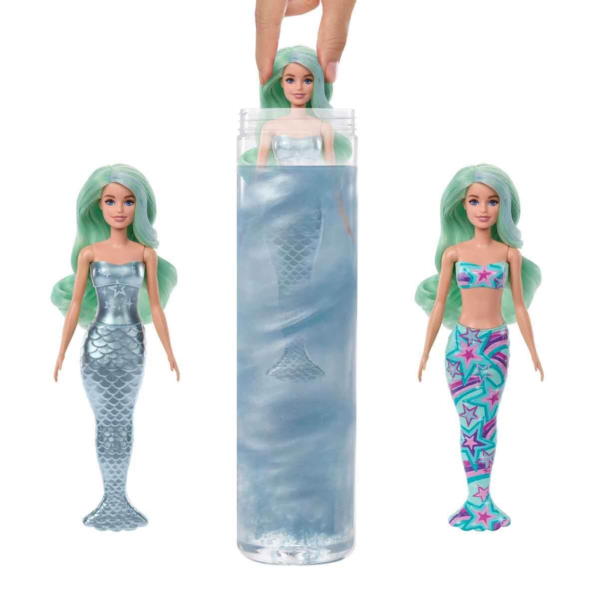 BARBIE COLOR REVEAL RENK DEGISTIREN DENIZKIZI SERISI SURPRIZ PAKET HRK12 Diğer HRK12