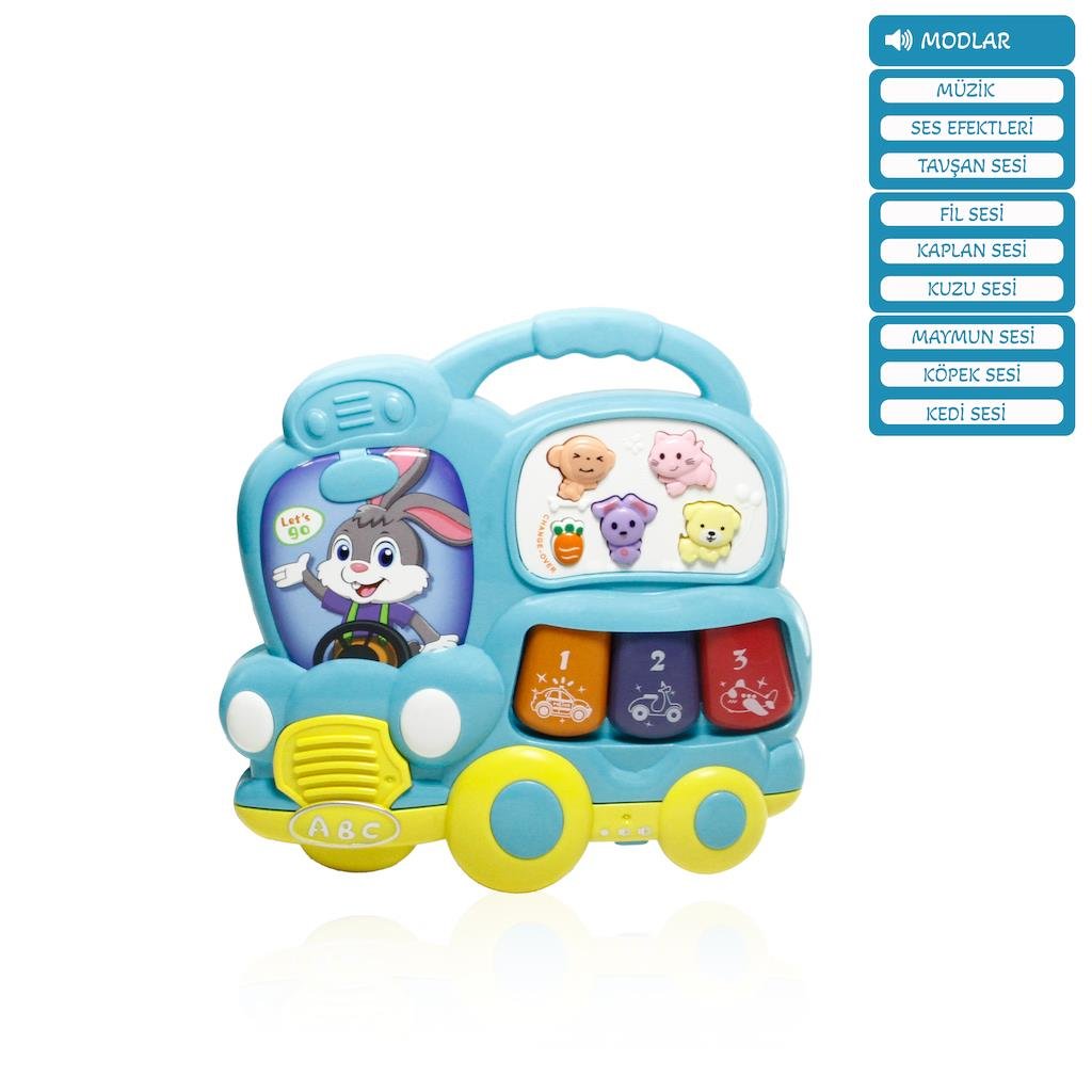 VARDEM ISIKLI VE MUZIKLI KUTULU OTOBUS BEBEK PIYANOSU Diğer VAR JLG 855 63A