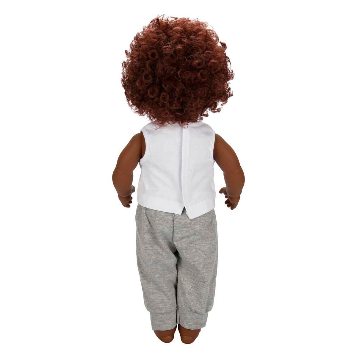 DADA KIVIRCIK SACLI BEBEK 60 CM GRI ESOFMANLI Diğer S01060091 G