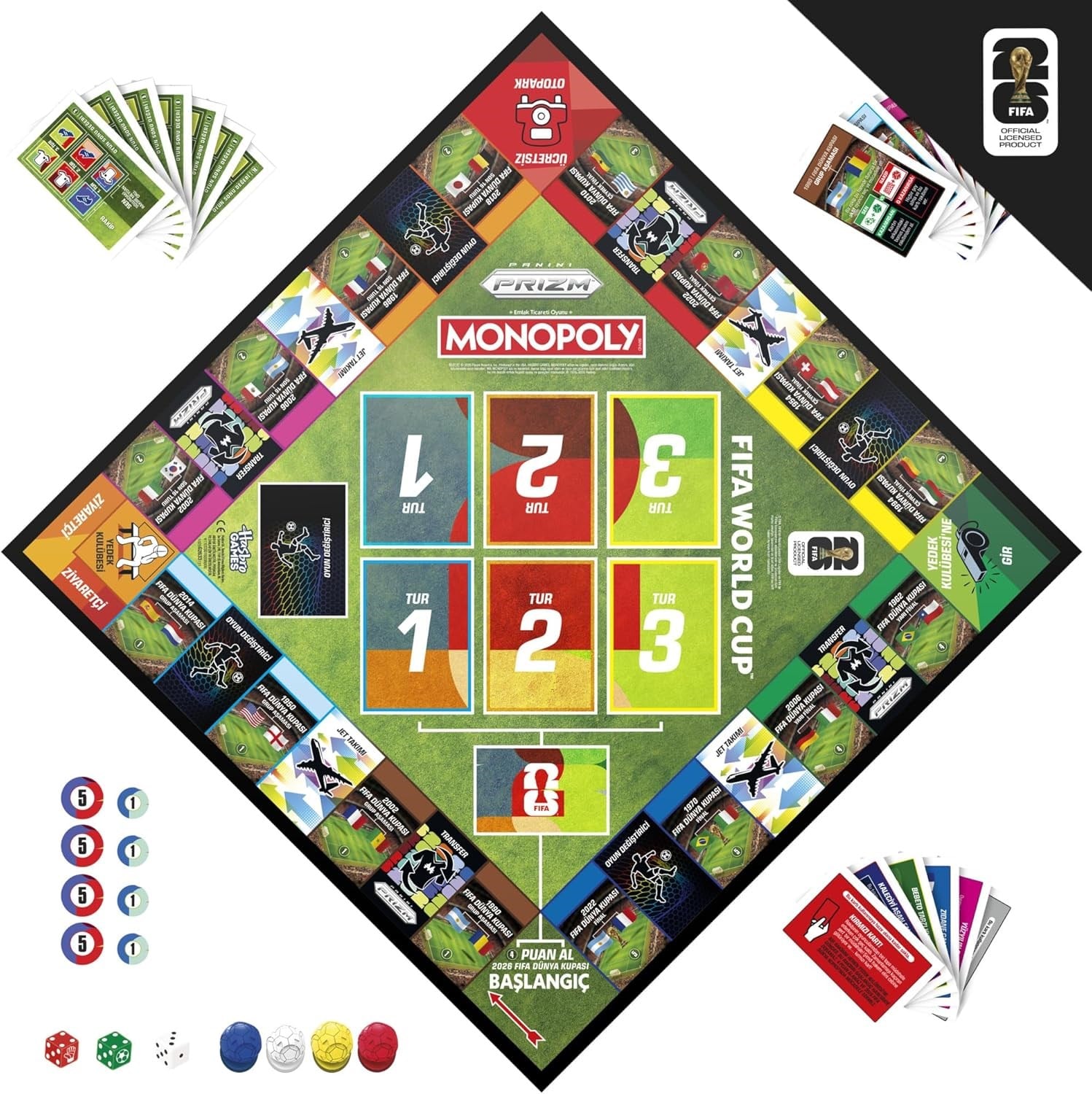MONOPOLY PANINI PRIZM FIFA DUNYA KUPASI 2026 G2633 Diğer G2633
