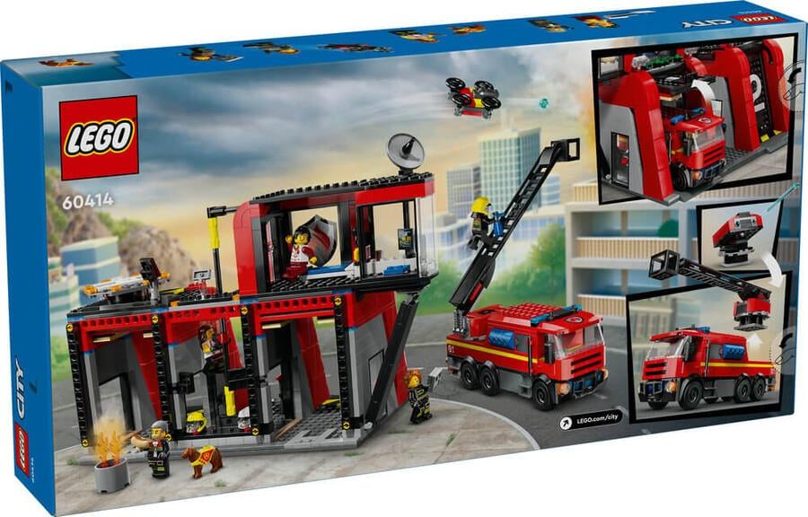LEGO CITY ITFAIYE KAMYONLU ITFAIYE MERKEZI 60414 Diğer LSC60414