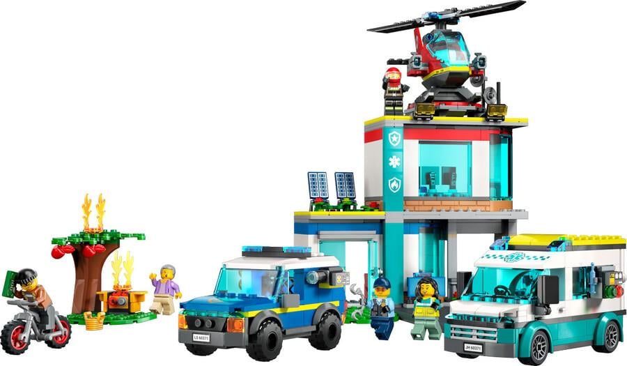 LEGO CITY ACIL DURU MARACLARI MERKEZI 60371 Diğer LSC60371