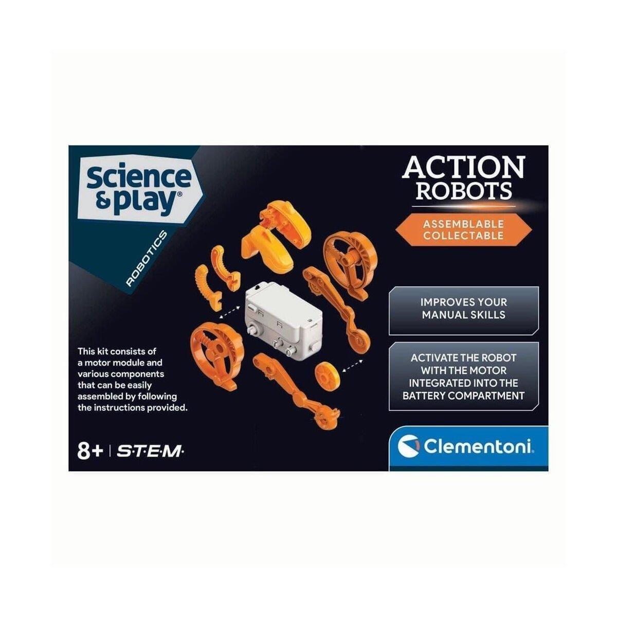 Clementoni Robotik Laboratuvarı Action Robots Runner 75137 Clementoni CLE 75137