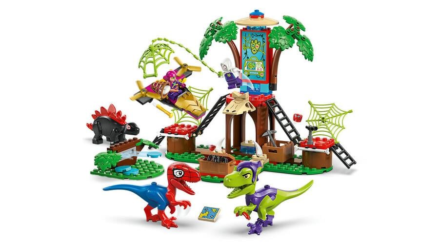 LEGO MARVEL SPIDEY VE INANILMAZ ARKADASLARI AGAC EV KARARGAHINDA SPIDEY VE GOBBYNIN RAPTOR SAVASI 1 Diğer LSS11200