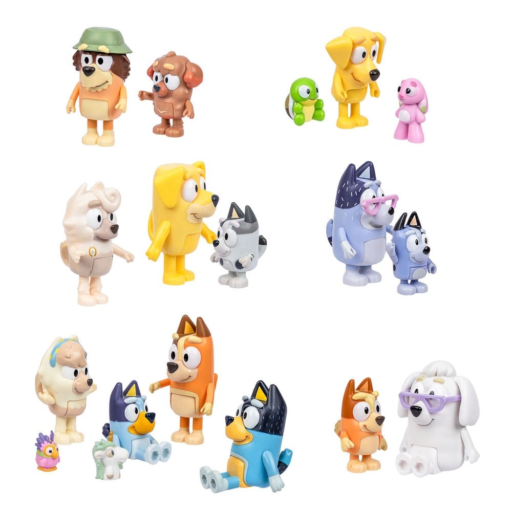 Bluey Ultimate Aile ve Arkadaş 18'li Figür Set 19116 Bluey BLUEY 19116