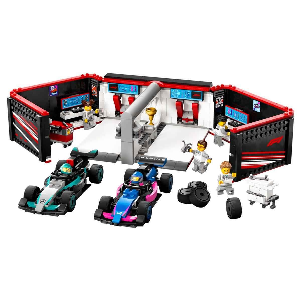LEGO CITY F1 GARAJI VE MERCEDES AMG VE ALPINE ARABALARI 60444 Diğer LSC60444