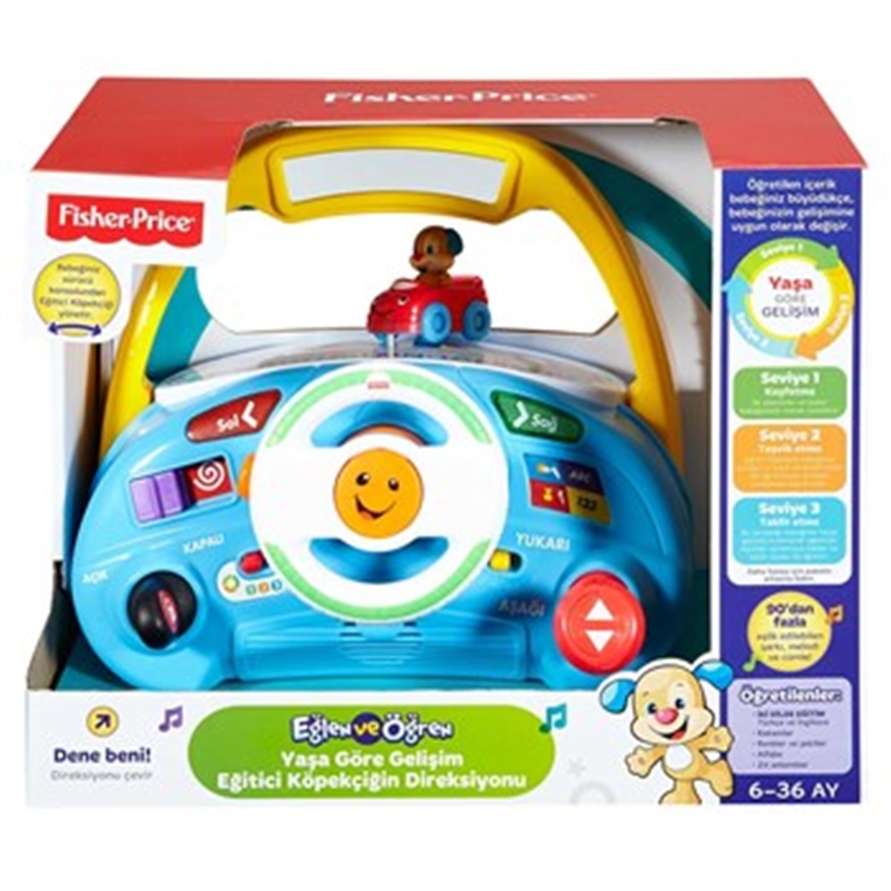 Fisher-Price Eğitici Köpekçiğin Direksiyonu DPM92