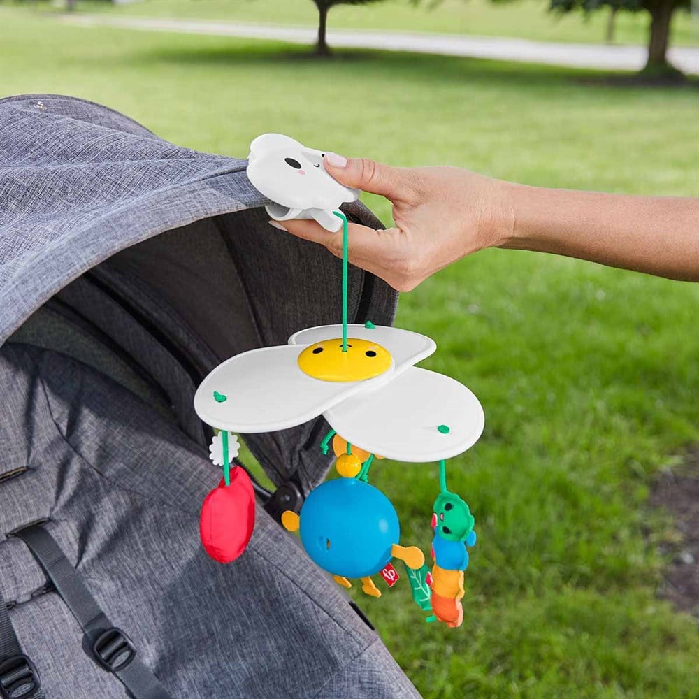 Fisher Price Mutlu Dünya Eğlenceli Bebek Arabası Oyuncağı HBW13 Fisher Price HBW13