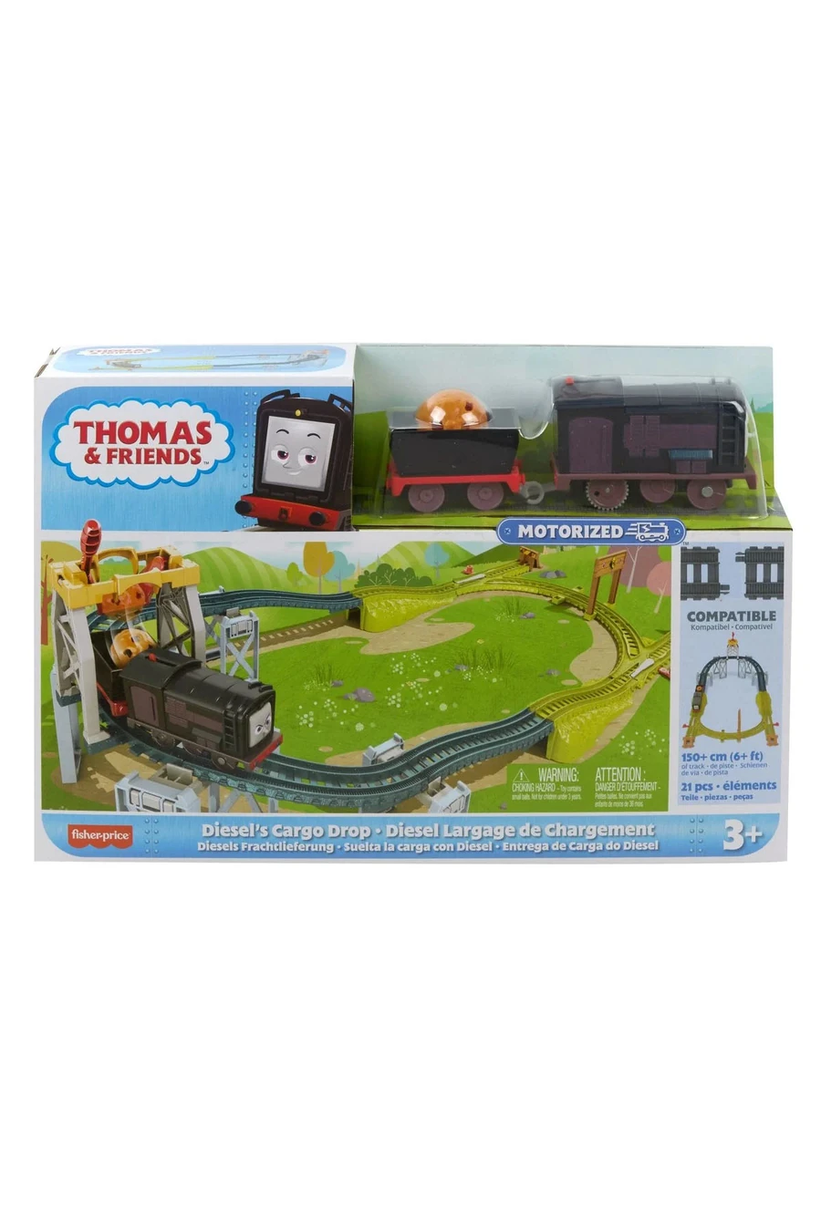 Thomas ve Arkadaşları Motorlu Tren Seti HGY78-HPN59 Fisher Price HPN59