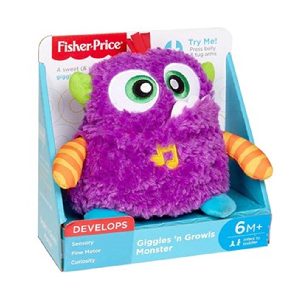 Fisher Price Kıkırdayan Sevimli Peluş Canavarlar DYM88