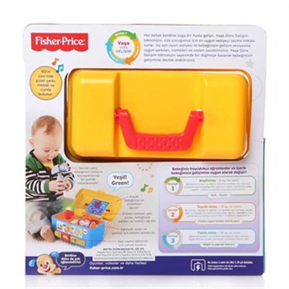FİSHER PRİCE L&L YAŞA GÖRE GELİŞİM EĞİTİCİ ALET ÇANTASI (TÜRKÇE/ İNGİLİZCE)