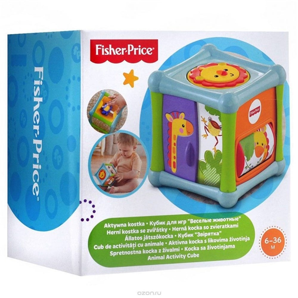Fisher Price Sevimli Hayvanlar Aktivite Kübü BFH80