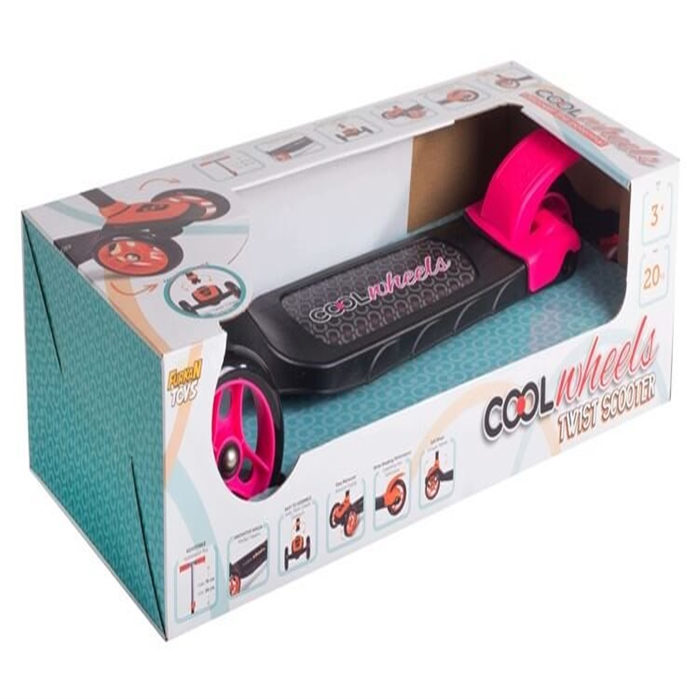  Cool Wheels 3 Tekerlekli Twist Pembe Scooter Furkan FR57898