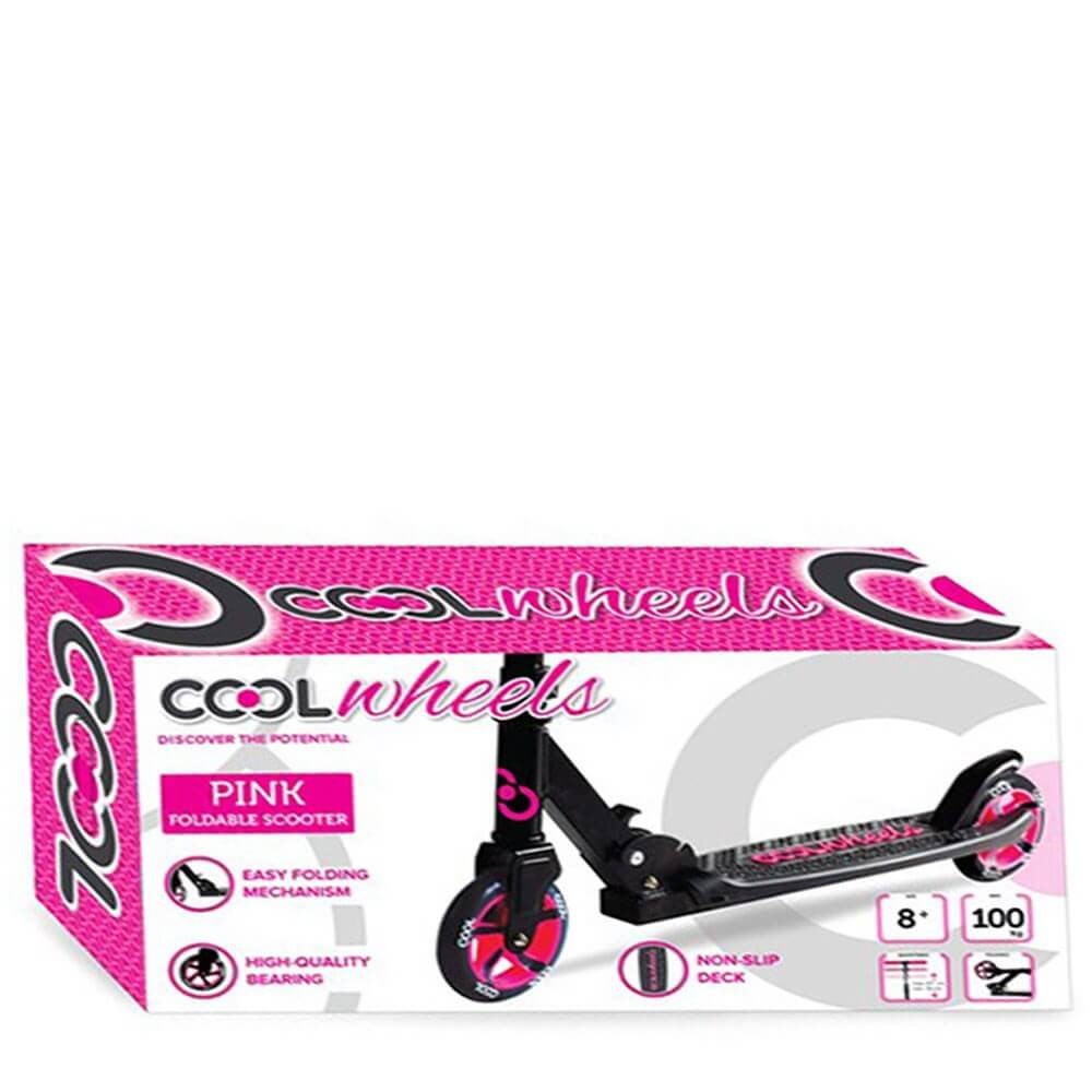 Cool Wheels 2 Tekerlekli Katlanabilir Scooter 8+ Yaş Pembe Furkan FR58352