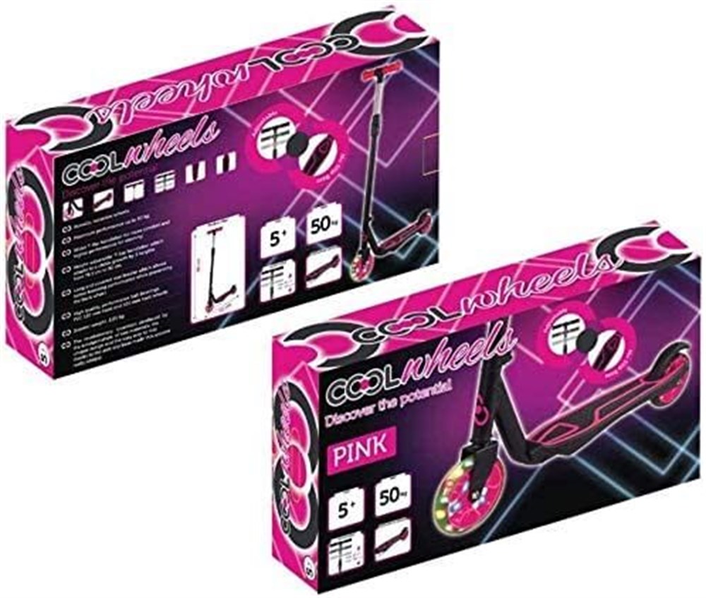 Cool Wheels 2 Tekerlekli Scooter 5+ Pembe Furkan FR58949