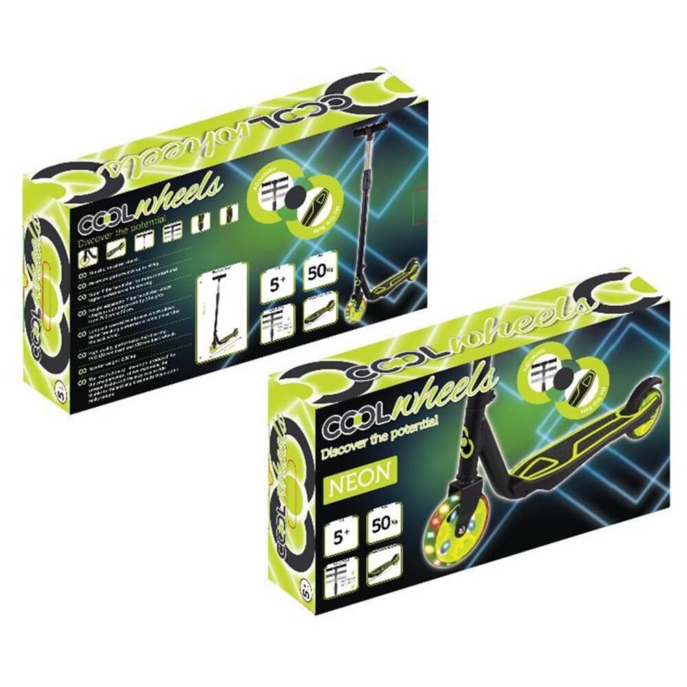 Cool Wheels 2 Tekerlekli Scooter 5+ Yeşil Furkan FR58956