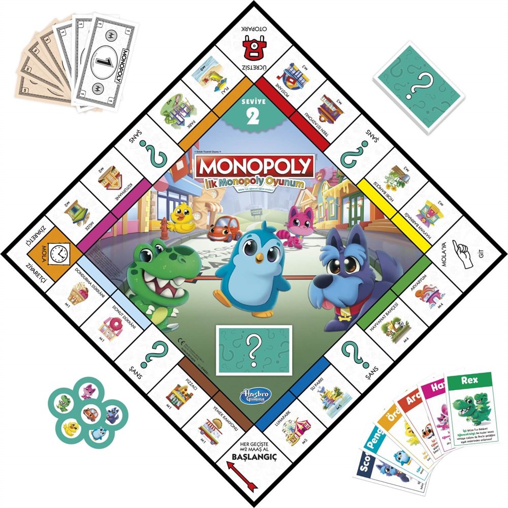 Monopoly İlk Monopoly Oyunum F4436 Hasbro F4436
