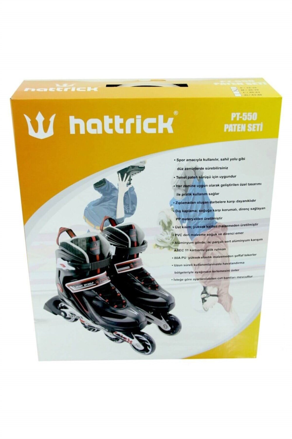 Hattrick PT550 Paten 32-35 Siyah Hattrick PT550 S