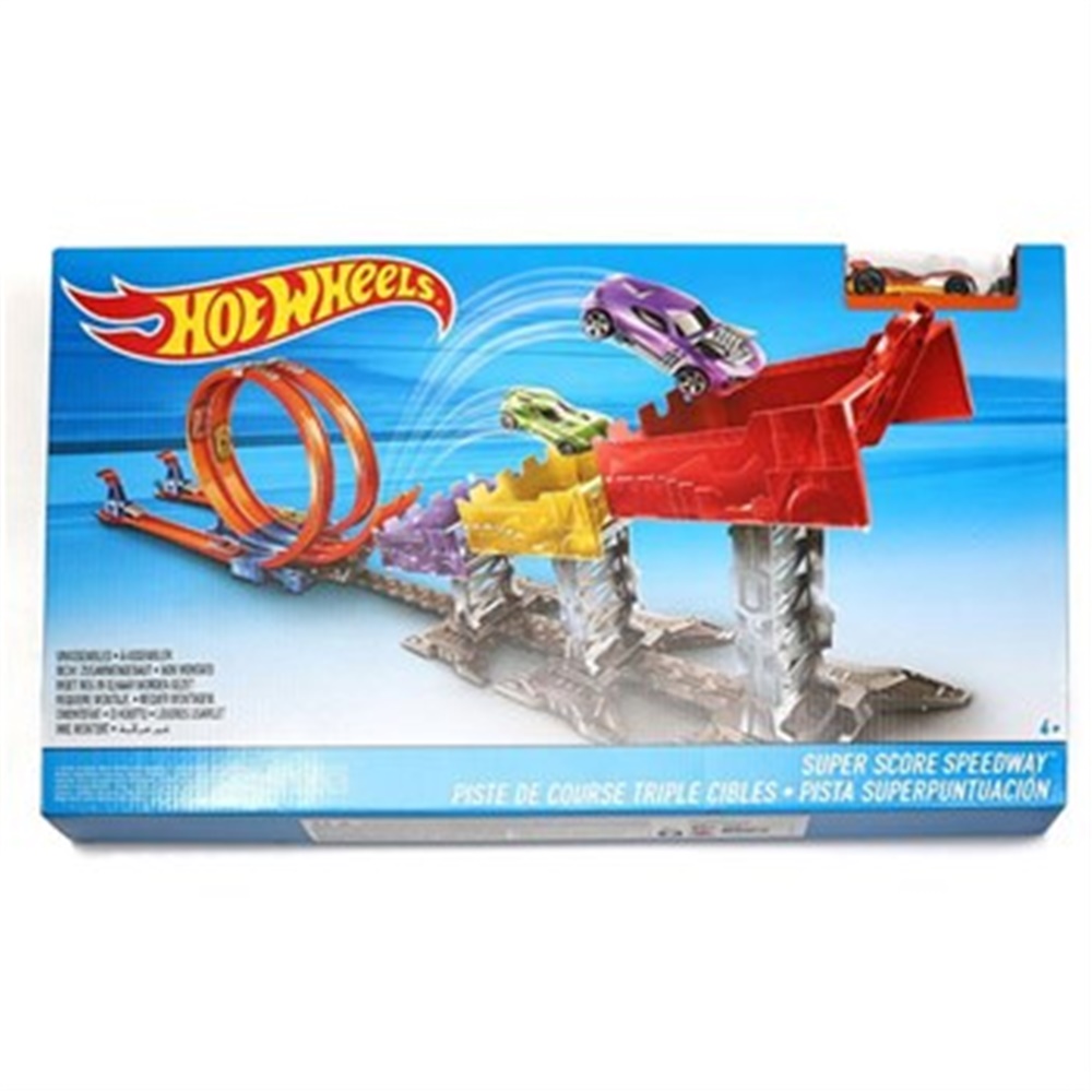 Hot Wheels 3 Kademeli Atlayış Seti DJC05