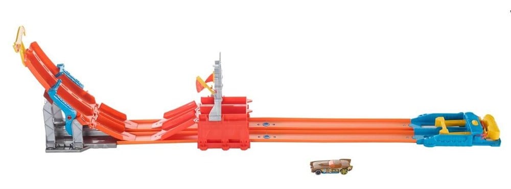 Hot Wheels Yüksek Skor Atlayışı Yarış Seti Hızlı Geçiş Parkuru BGJ24-CFC30 Hot Wheels CFC30