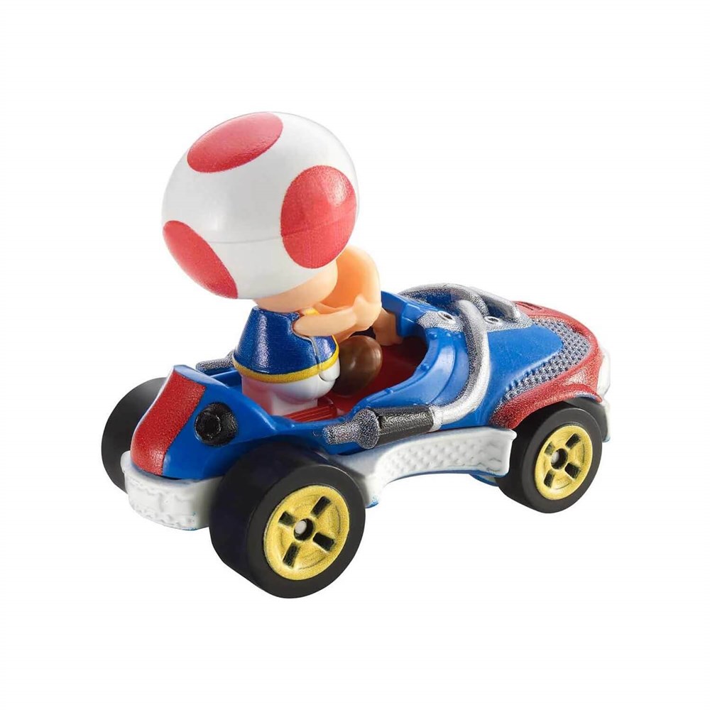 Hot Wheels Mario Kart Karakter Araçlar Toad Sneeker GBG25-GBG30 Hot Wheels GBG30