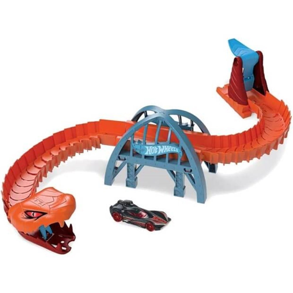 Hot Wheels Şehir Macerası Oyun Setleri Yılanlı Köprü Saldırısı FNB05-GJK88 Hot Wheels GJK88