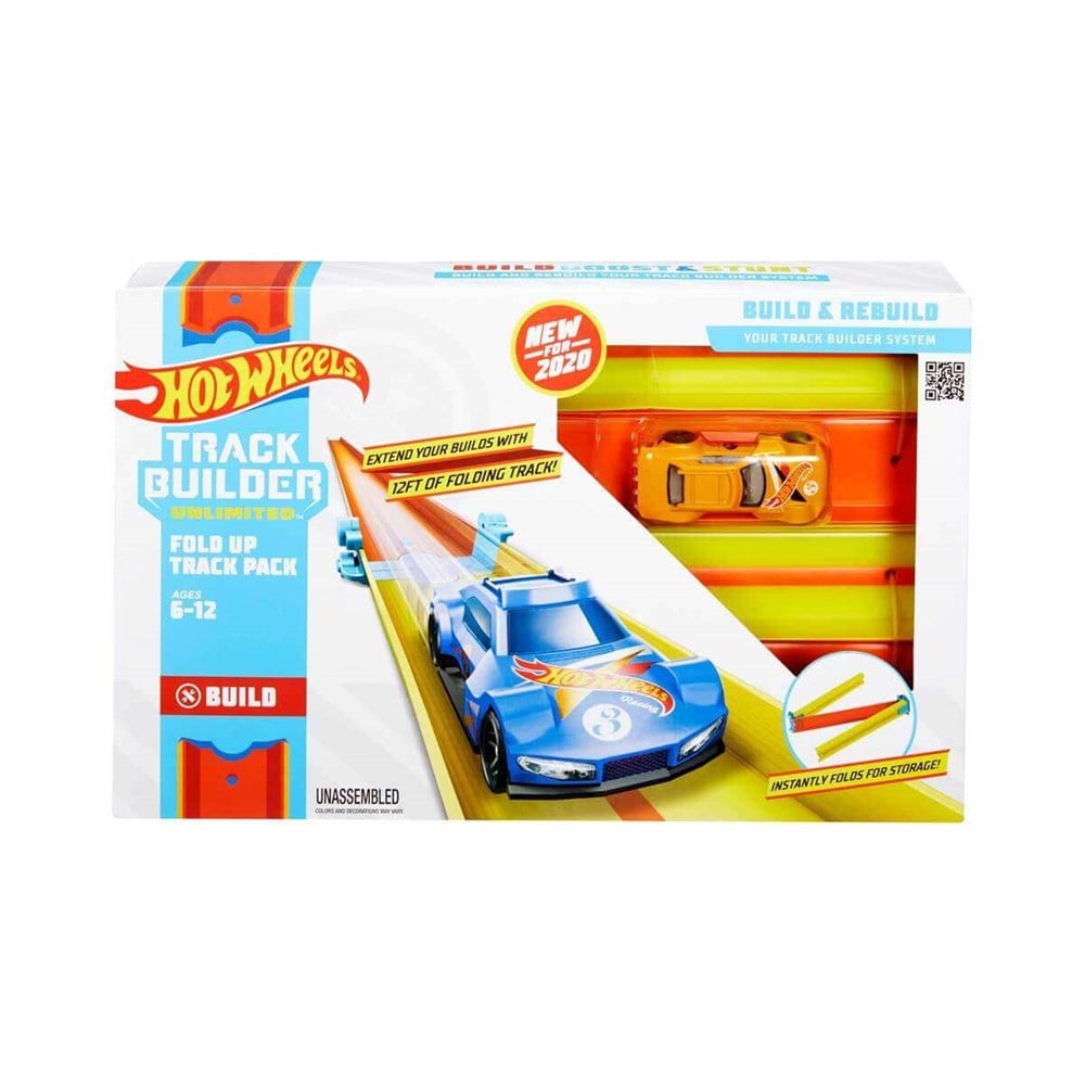 Hot Wheels Track Builder Tasarla Ve Yeniden Oluştur Serisi Katlanır Pist Paketi GLC87-GLC91 Hot Wheels GLC91