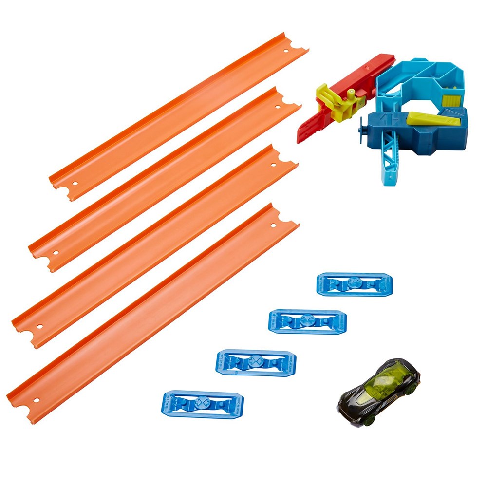 Hot Wheels Track Builder Tasarla Ve Yeniden Oluştur Serisi Hız Kıskacı Paketi GLC87-GLC92 Hot Wheels GLC92