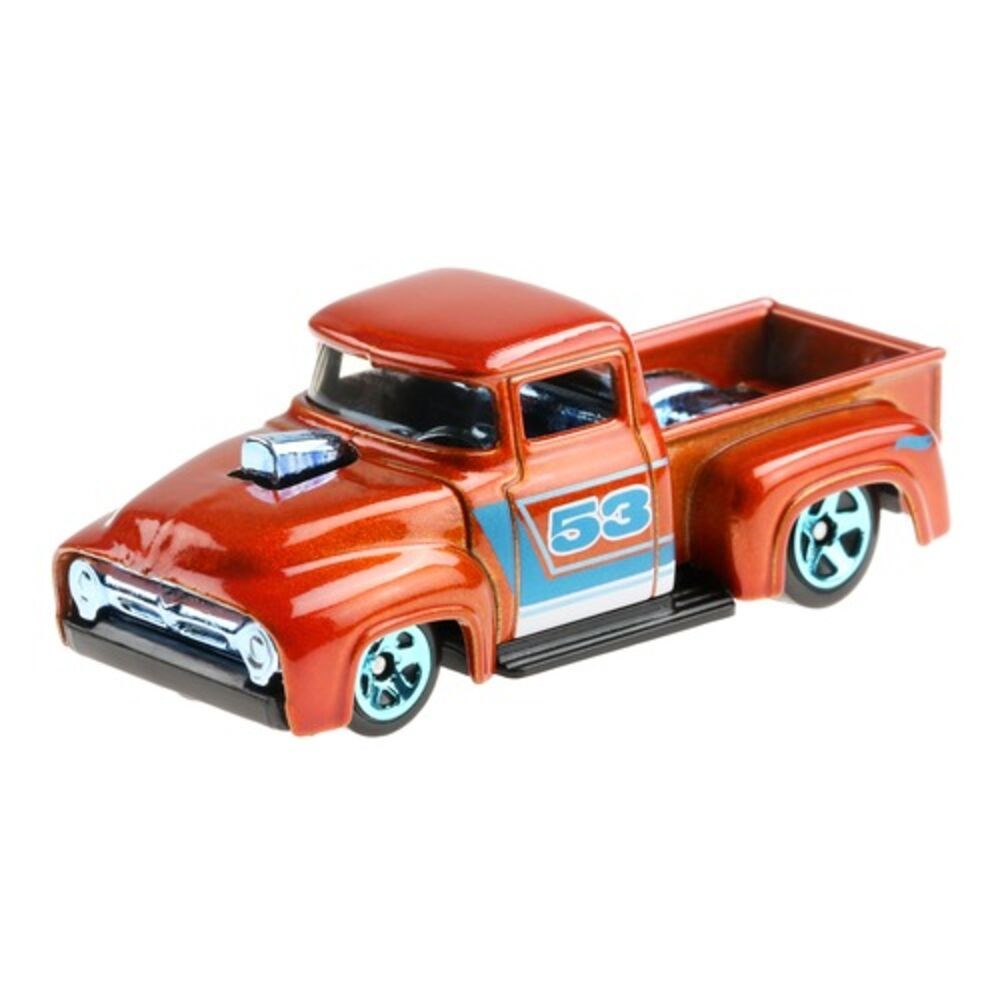 Hot Wheels Mavi ve Parlak Arabalar Custom 56 Ford Truck Grr37 Hot Wheels GRR37