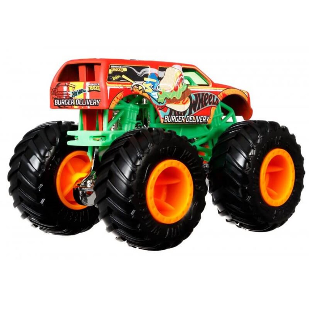 Hot Wheels Monster Trucks 1:64 Arabalar Burger Delivery FYJ44-GTH77 Hot Wheels GTH77
