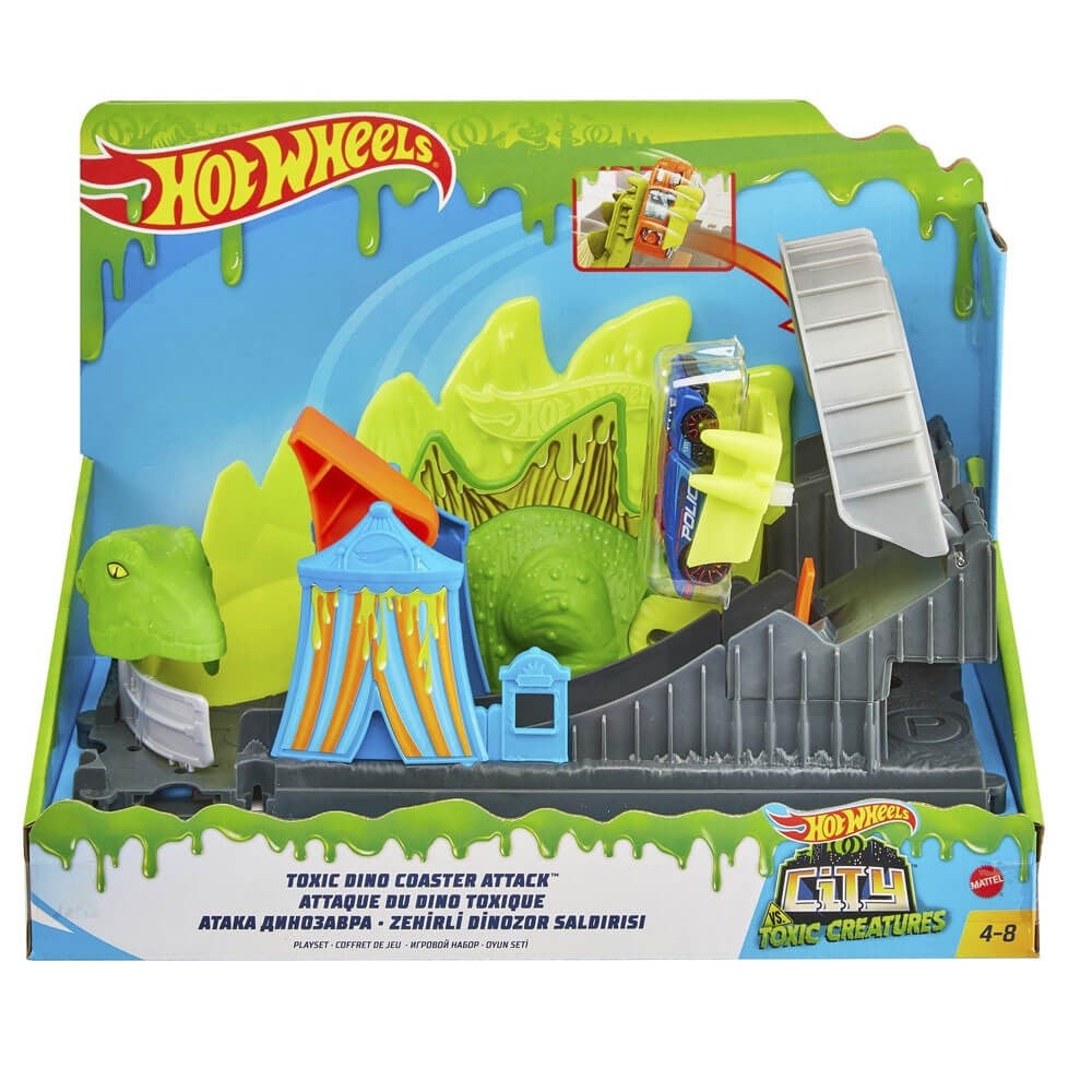 Hot Wheels Şehirde Yaratık Macerası Dinozor Saldırısı FNB05-GTT68 Hot Wheels GTT68