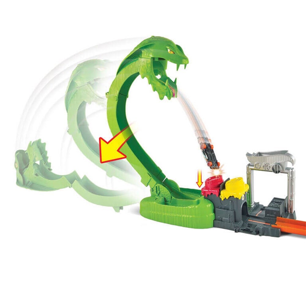 Hot Wheels Zehirli Yılanla Çarpışma Oyun Seti GTT93 Hot Wheels GTT93