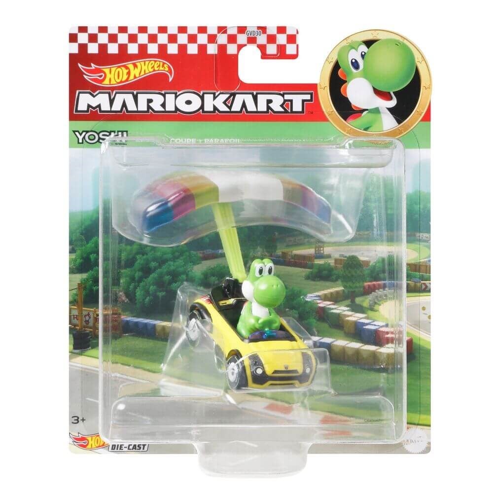 Hot Wheels Mario Kart Planorlu Araçlar Yoshi GVD30-GVD32 Hot Wheels GVD32