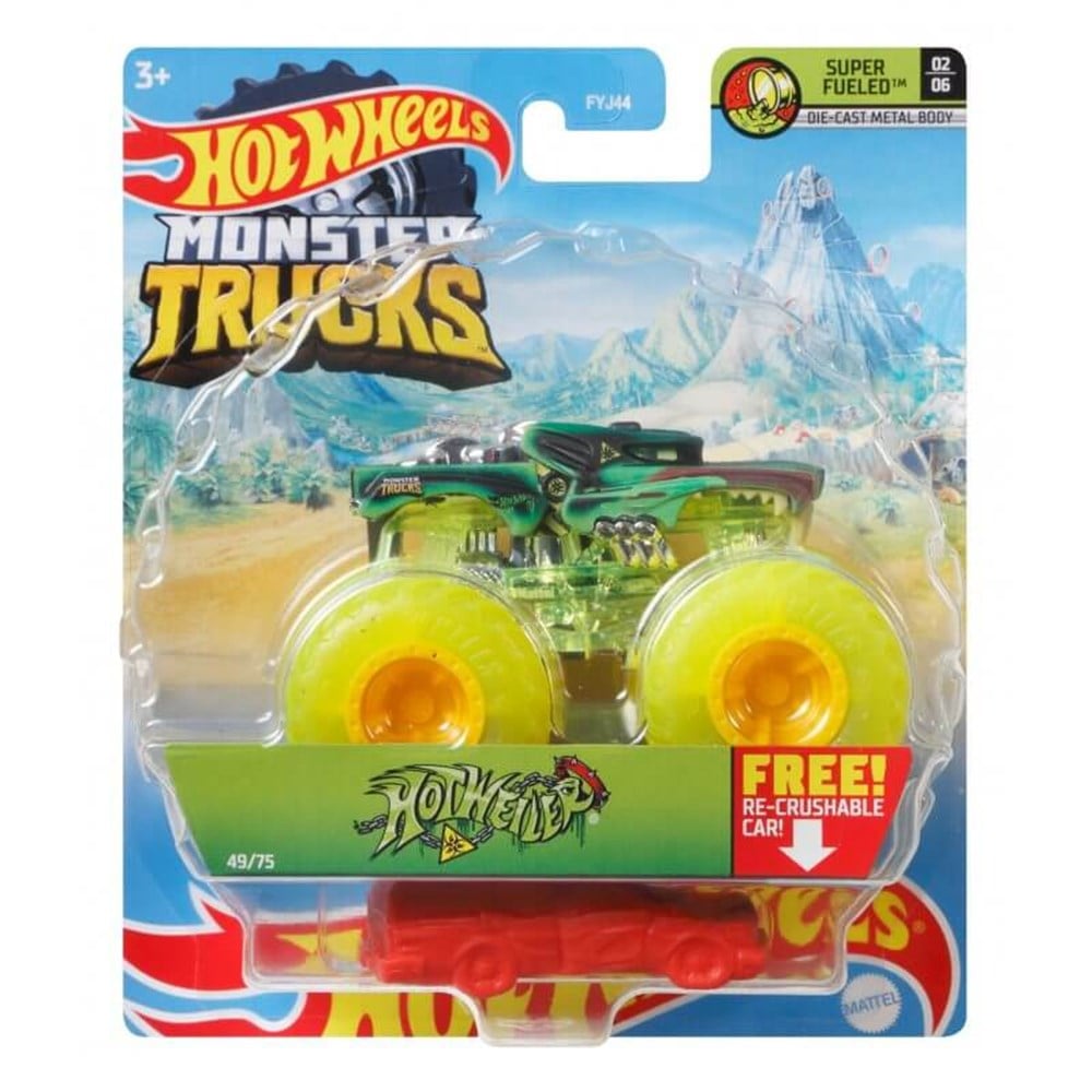 Hot Wheels Monster Trucks 1:64 Arabalar Hotwheiler FYJ44-GWK06 Hot Wheels GWK06