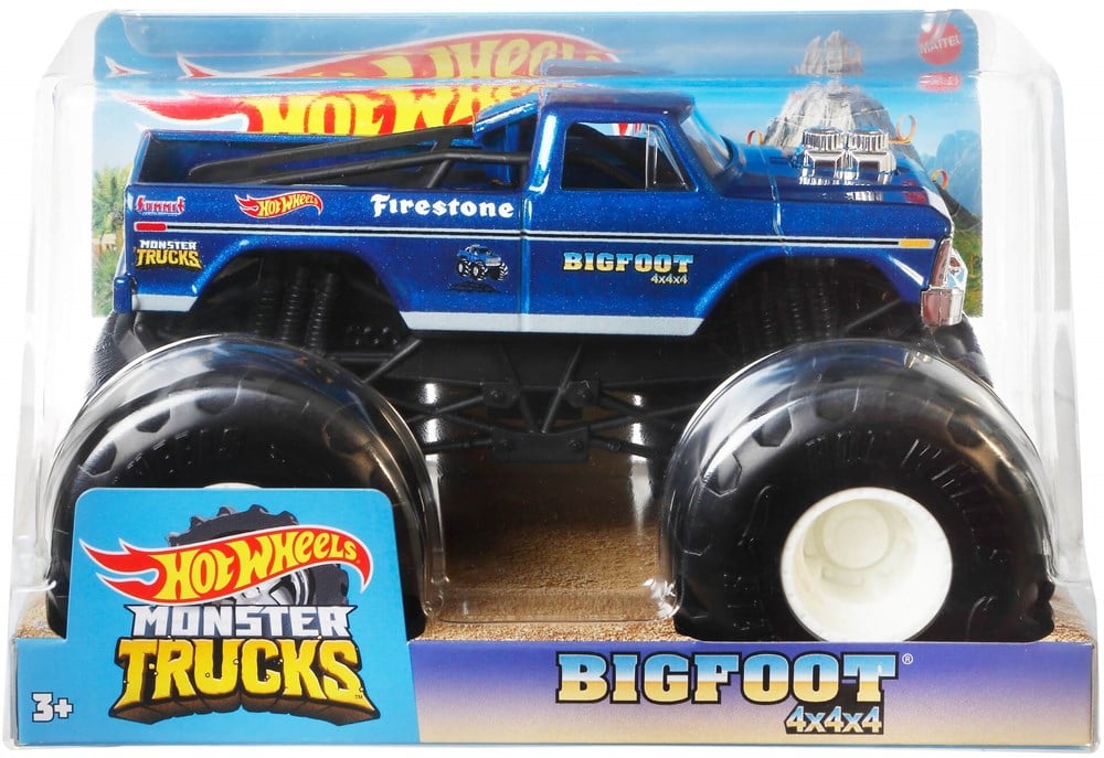 Hot Wheels Monster Trucks 1:24 Arabalar Bigfoot 4x4x4 FYJ83-GWL11 Hot Wheels GWL11